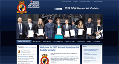 Desktop Screenshot of havantaircadets.org.uk